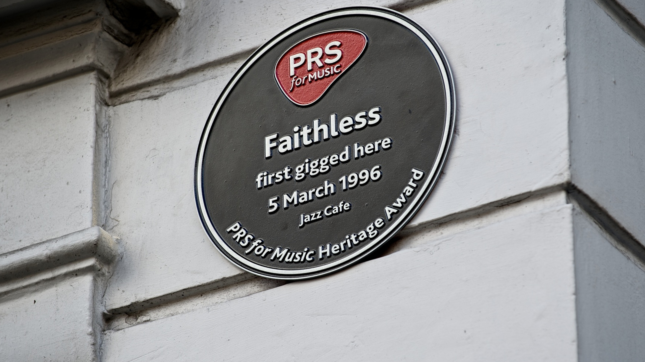 The Jazz Cafe Heritage Award for Faithless' first gig
