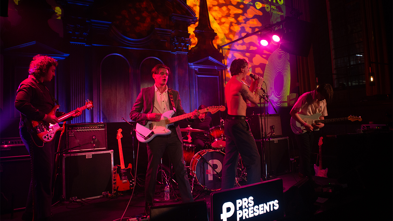 Priestgate performing at PRS for Music Presents