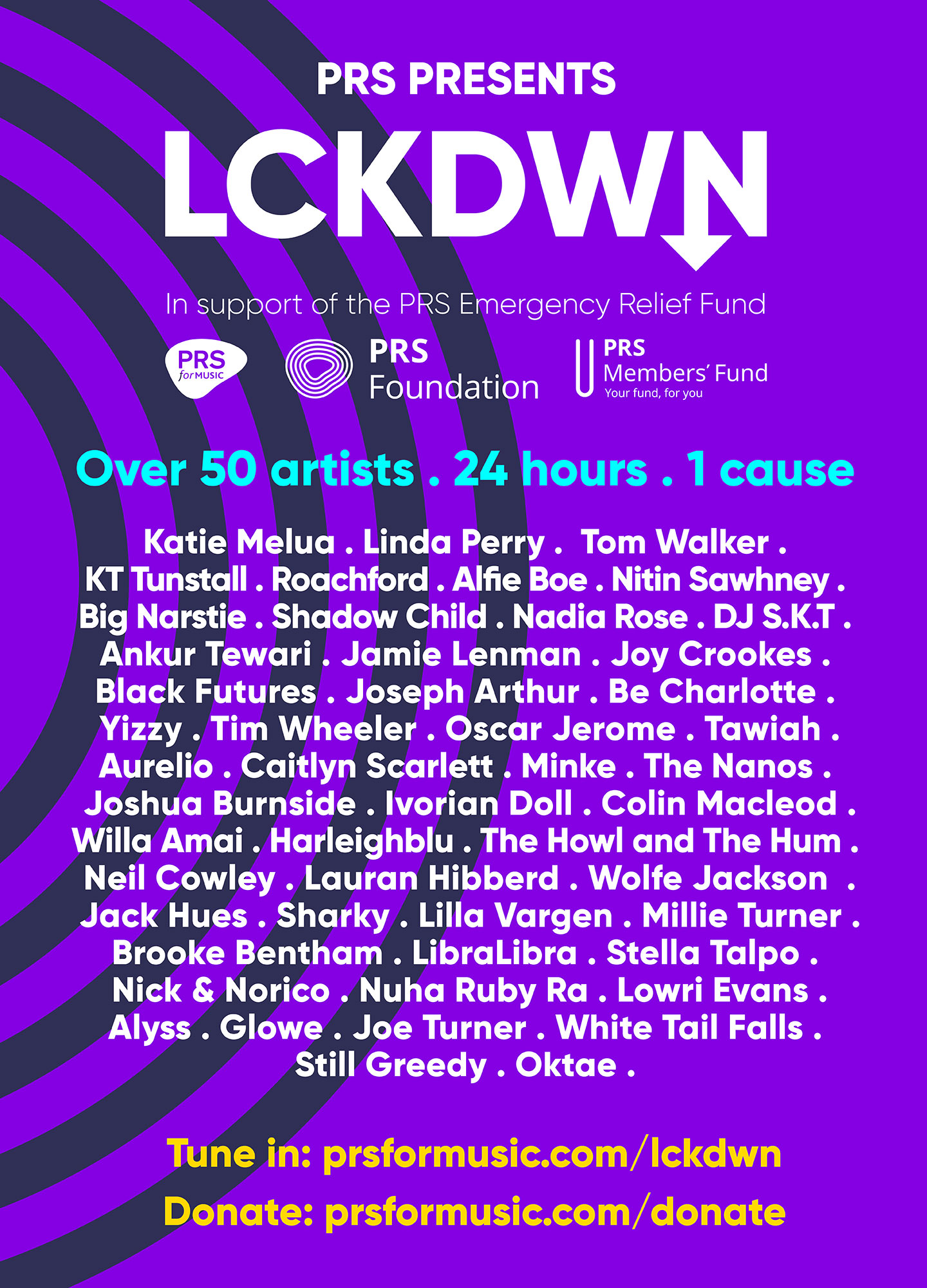 PRS Presents LCKDWN PRS for Music