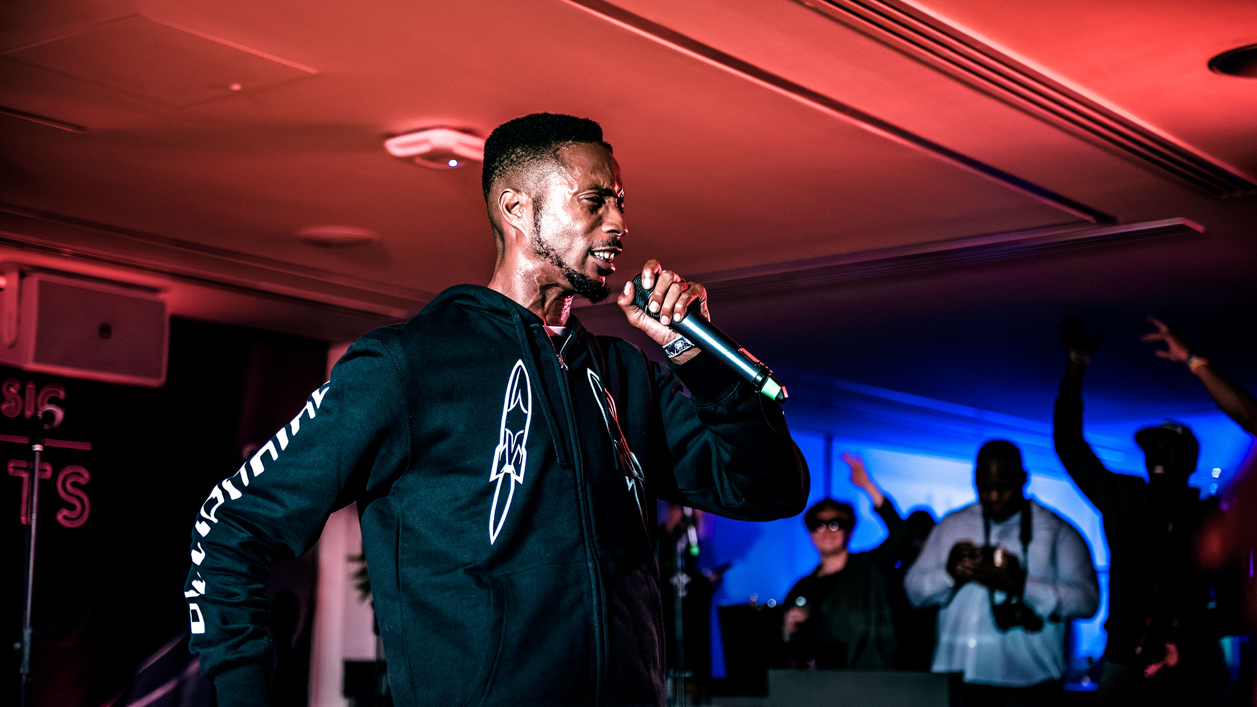 D Double E performing at PRS for Music Presents