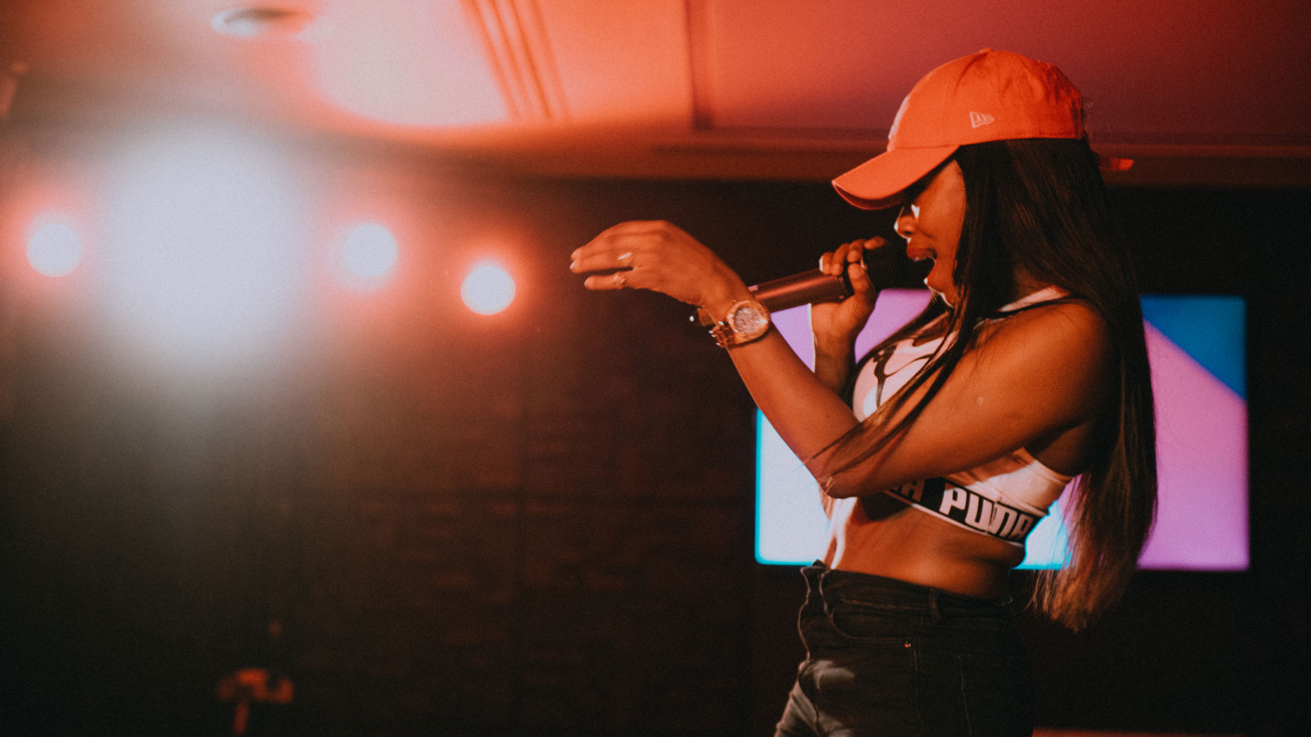 Lady Leshurr performing at PRS for Music Presents