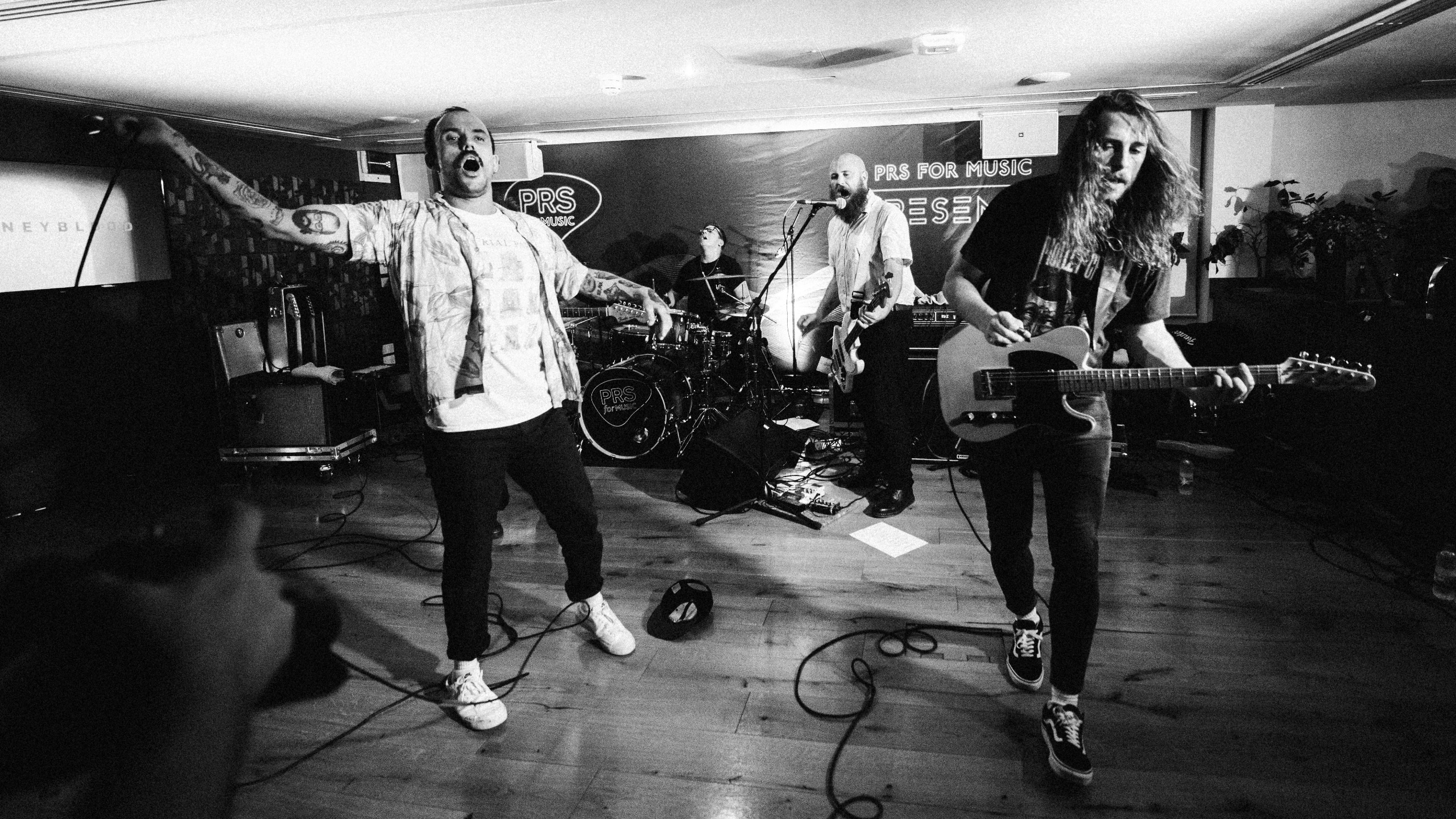 Idles performing at PRS for Music Presents