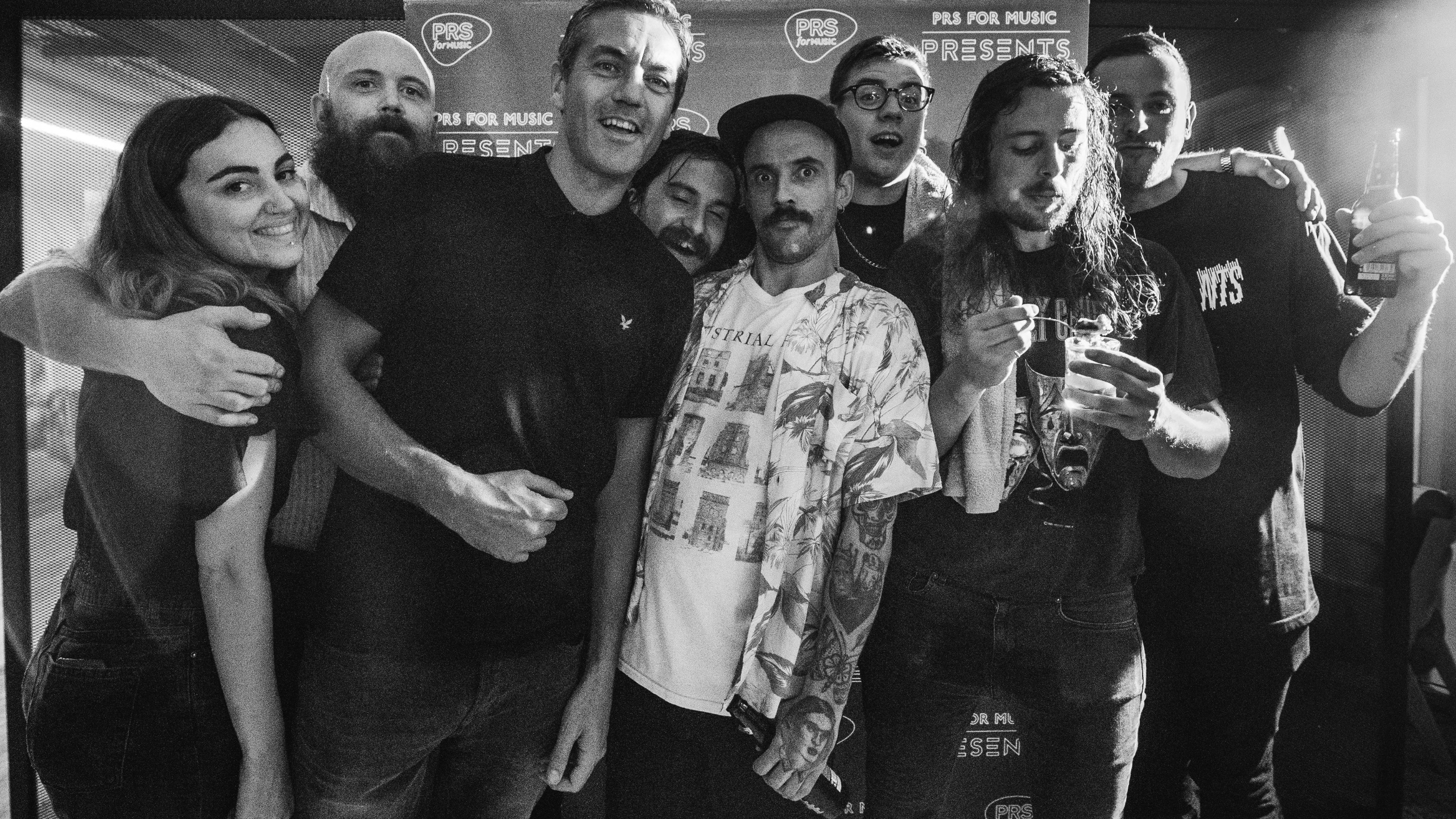 Idles with PRS for Music's Amy Field, Paul Sims and David Bargery
