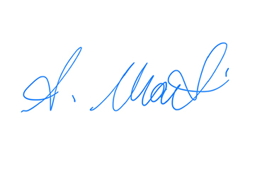 Andrea Martin Signature