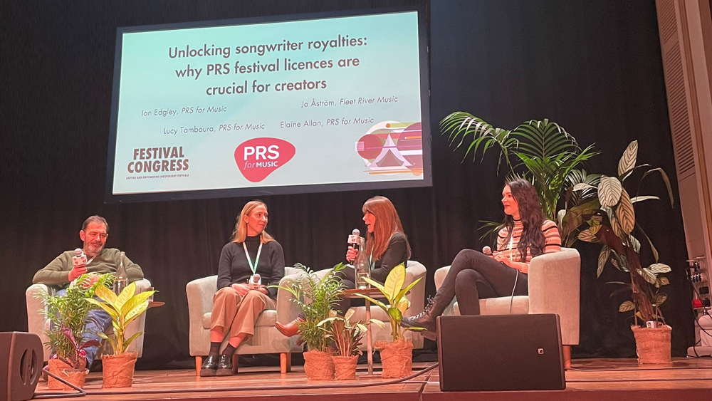PRS panel on unlocking songwriter royalties: why PRS festival licences are crucial for creators