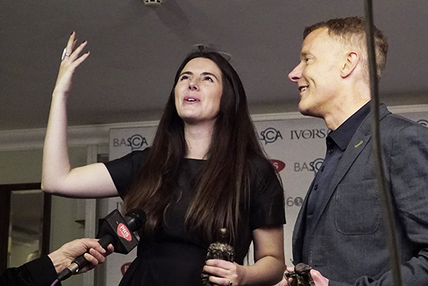 Natalie-Holt-and-Martin-Phipps-share-their-joy-with-M-magazine-at-the-60th-Ivor-Novello-Awards