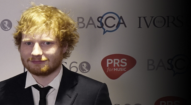 Ed Sheeran at The Ivors 2015