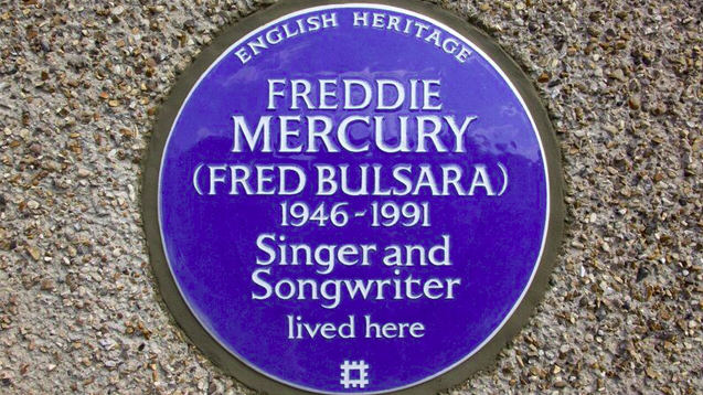 Freddie Mercury blue plaque