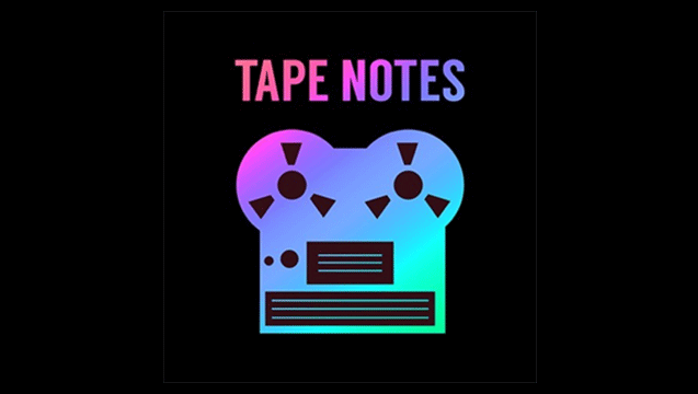 tape notes in the woods