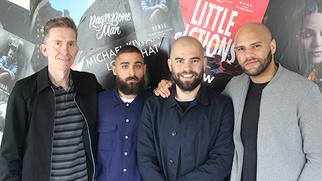 Mike Smith (MD, Warner/Chappell Music UK), Daniel Tuffin (artist manager), Josh Record, Paul Smith (Senior International Creative Manager, Warner/Chappell Music