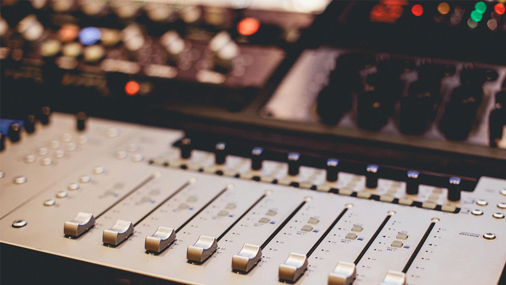 mixing desk