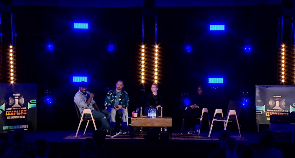 Abbey Road Amplify panellists on stage
