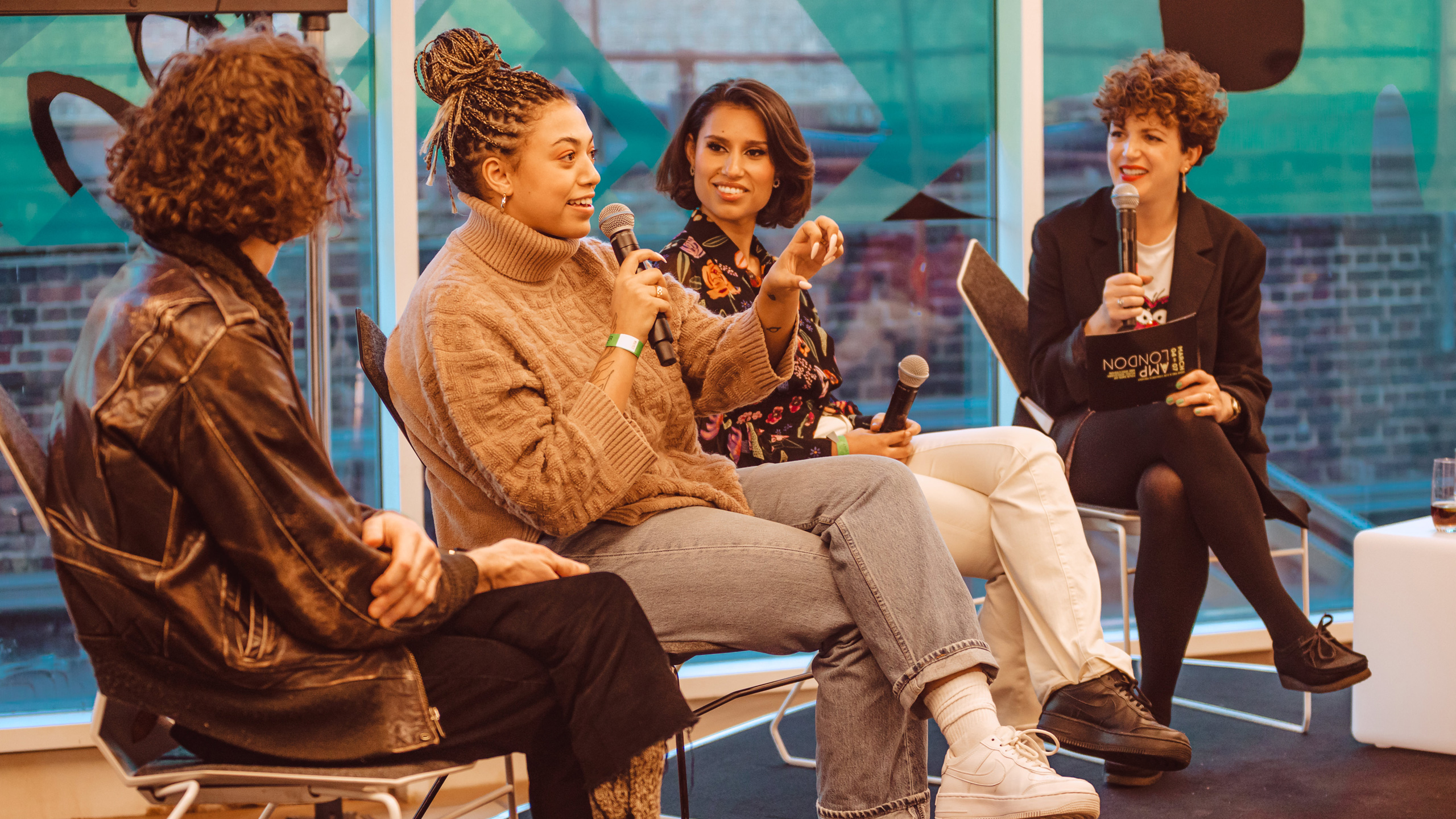 AMP London Panel with RAYE, Mahalia and Blaine Harrison hosted by Annie Mac