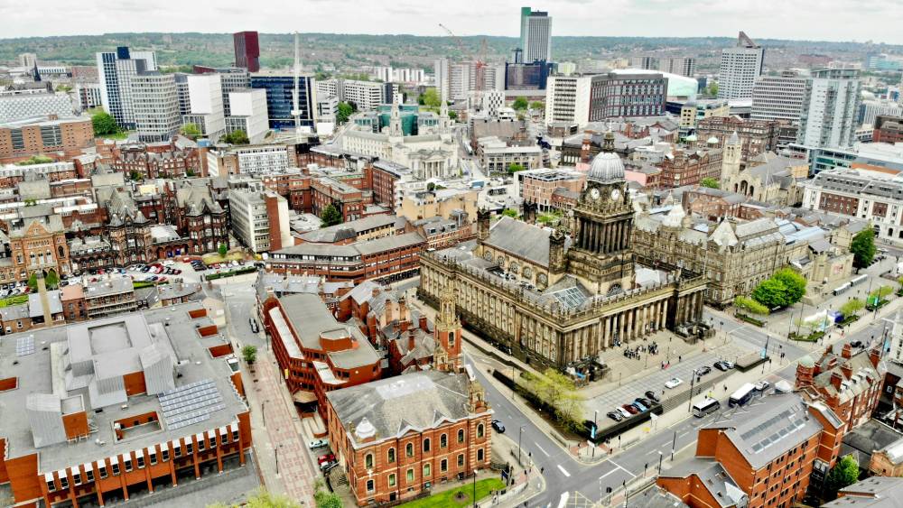 Leeds aerial shot (Credit: Benjamin Elliott, Unsplash)