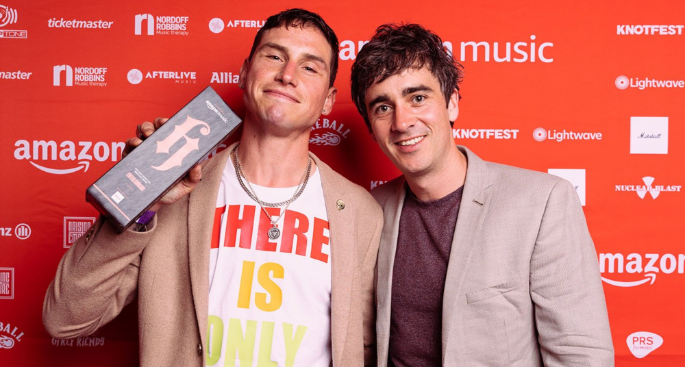 Enter Shikari with their Heavy Music Award