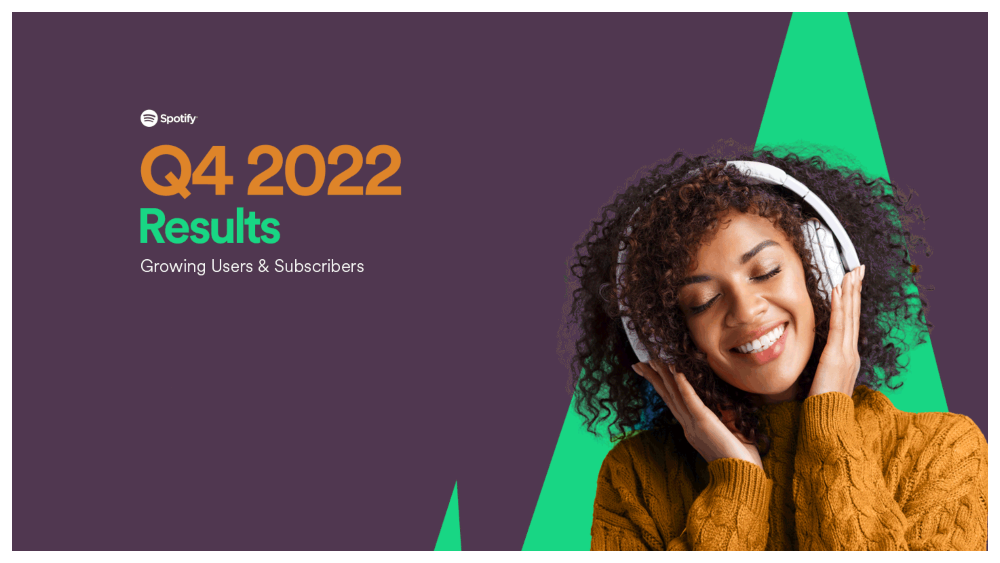 Spotify Q4 2022 banner
