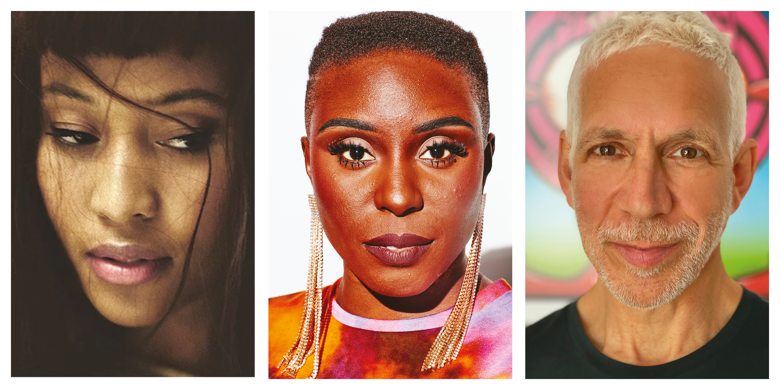 Above L-R: V V Brown, Laura Mvula, John Truelove.