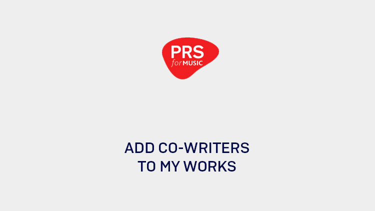 How to add co-writers to my works