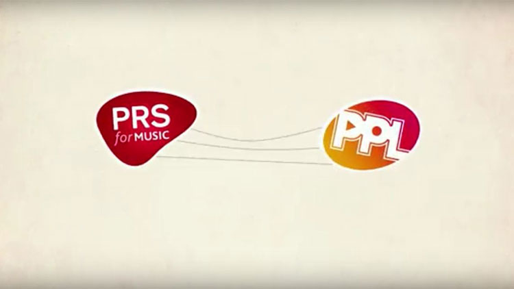 PRS for Music and PPL logos
