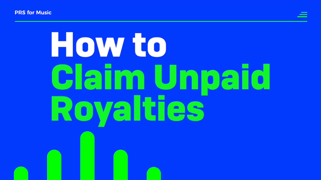 how to claim unpaid royalties